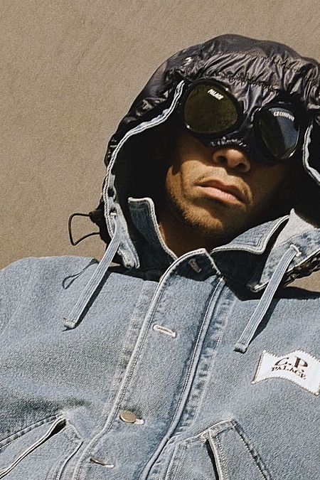 Palace C.P. Company フード付きデニムジャケット Palace and C.P. Company Reconnect for a Denim-Driven Streetwear